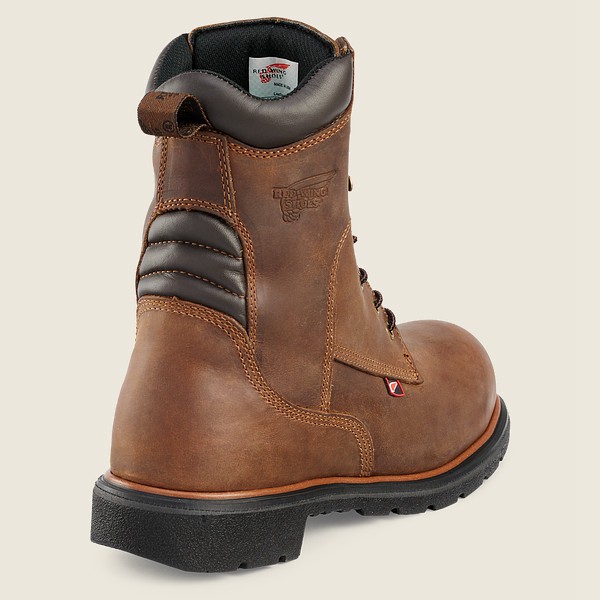 Red Wing Safety Boots Mens Brown - Dynaforce® - 8-inch Toe - 3072615-WF